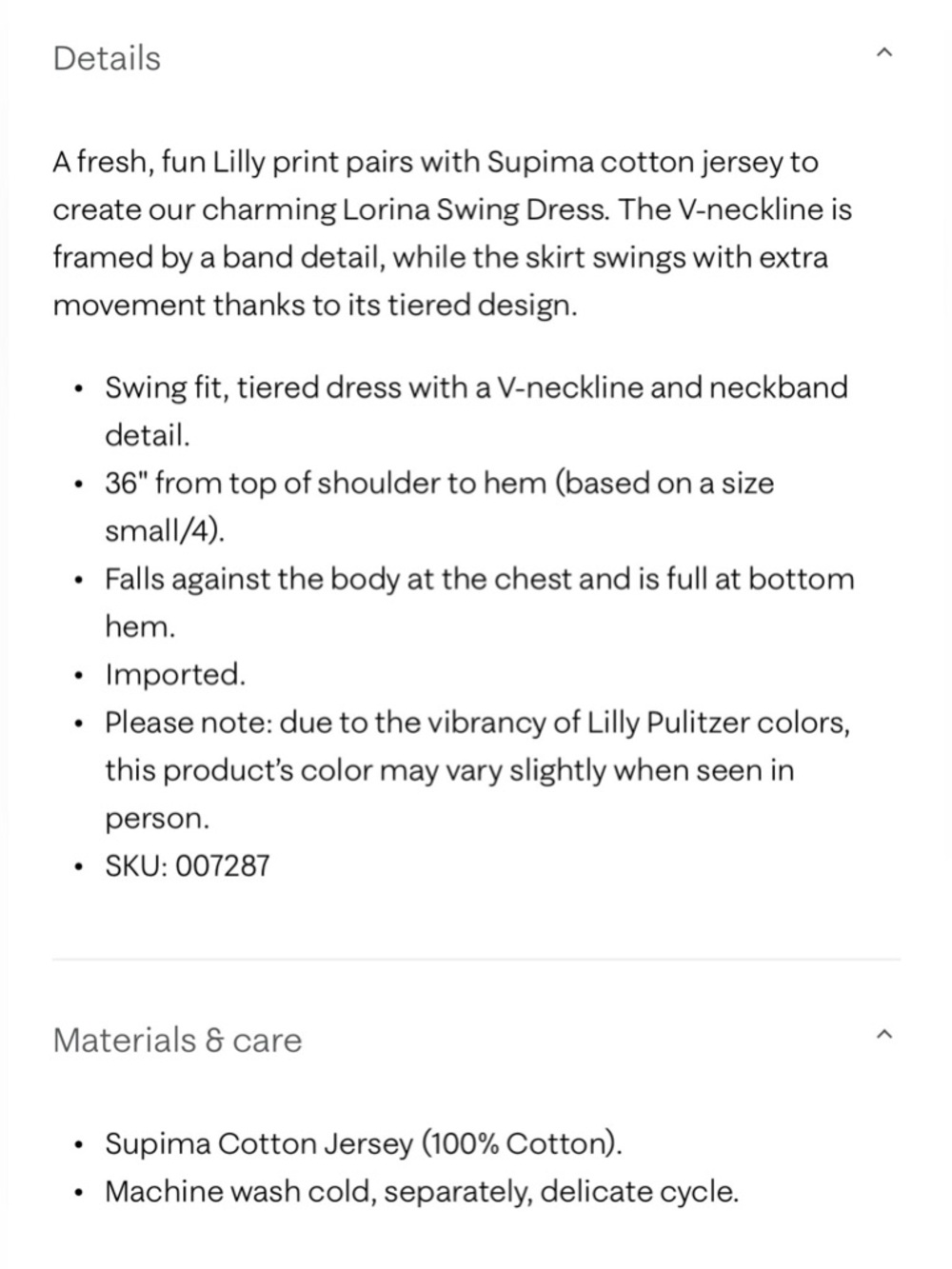 NWOT Lilly Pulitzer Lorina Tiered Swing Dress - Picture 3 of 10